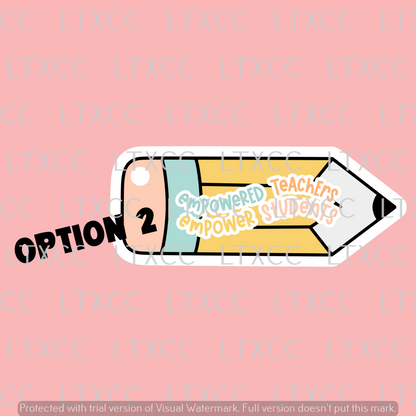 Teacher Appreciation Pencil Keychain