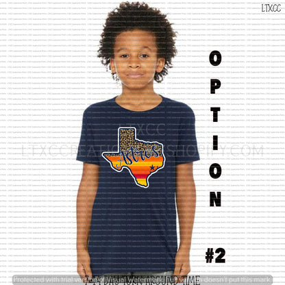YOUTH - A S T R O S - WORLD SERIES T-SHIRT - YOUTH SIZING - PREORDER - 7-14 DAY TAT - *PREORDER CLOSES WEDNESDAY, OCT. 26TH, 2022*