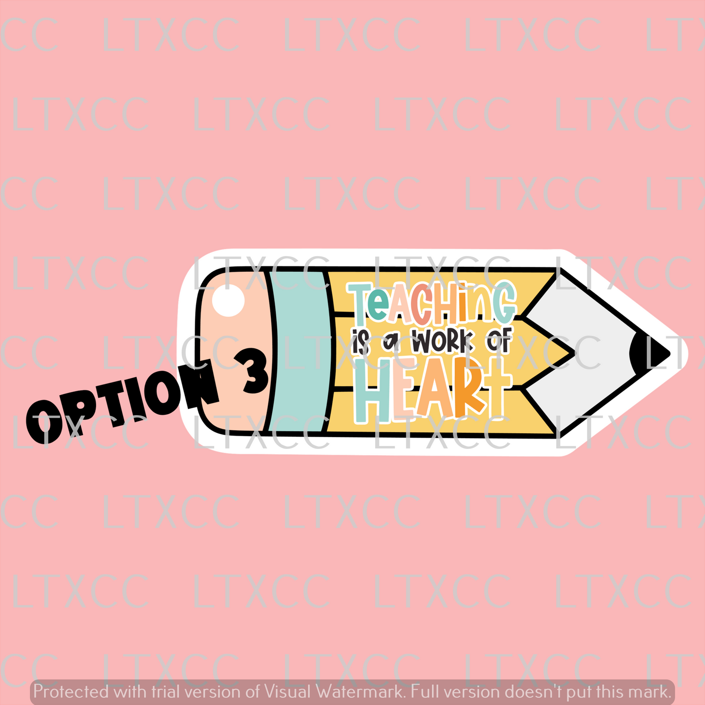 Teacher Appreciation Pencil Keychain