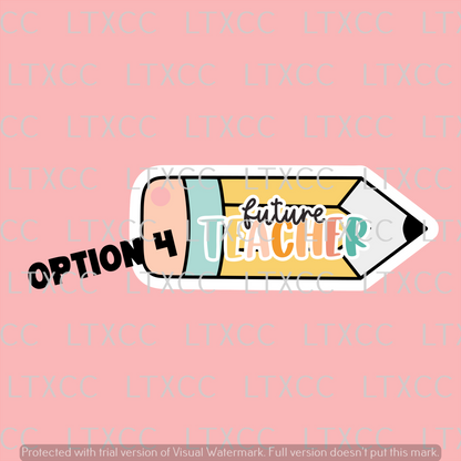 Teacher Appreciation Pencil Keychain
