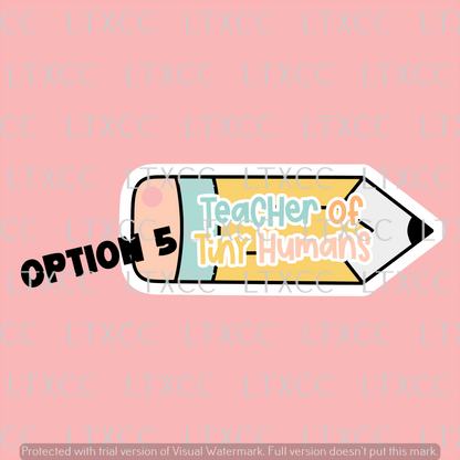 Teacher Appreciation Pencil Keychain