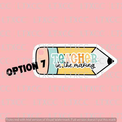 Teacher Appreciation Pencil Keychain
