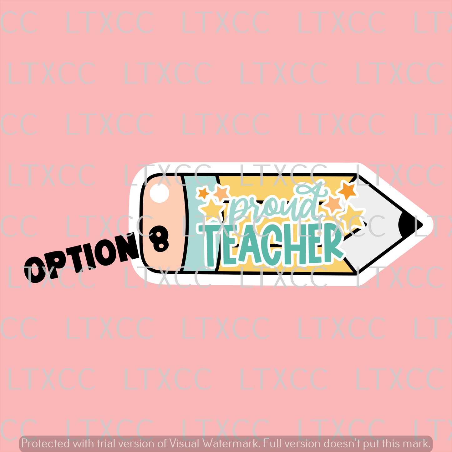 Teacher Appreciation Pencil Keychain