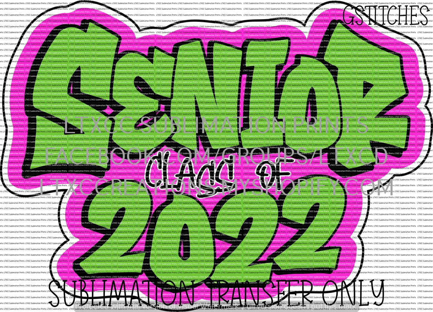 Senior 2022 - SUBLIMATION PRINT TRANSFER