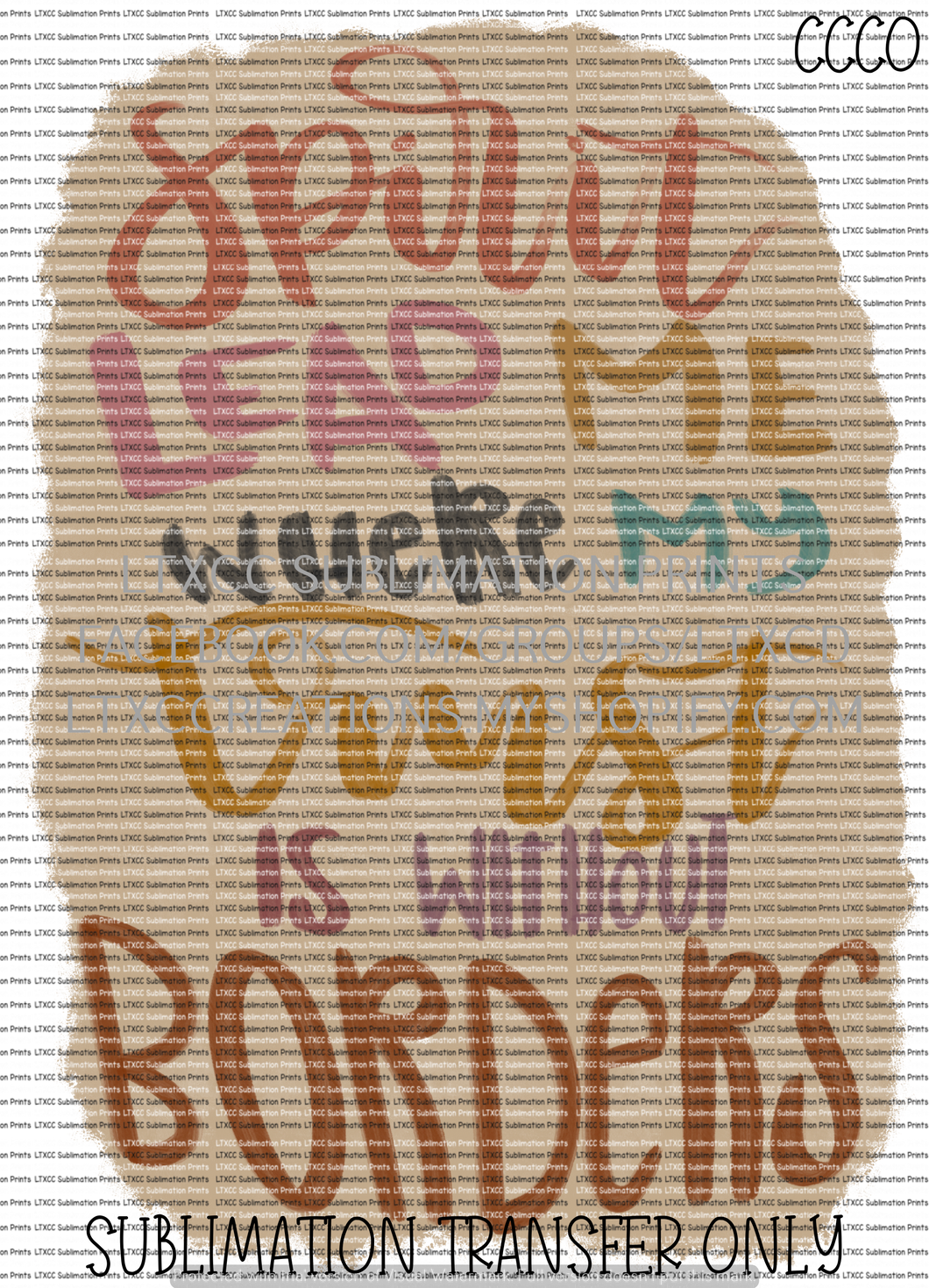 Spirit Lead Me Where My Trust is Without Borders - SUBLIMATION PRINT TRANSFER