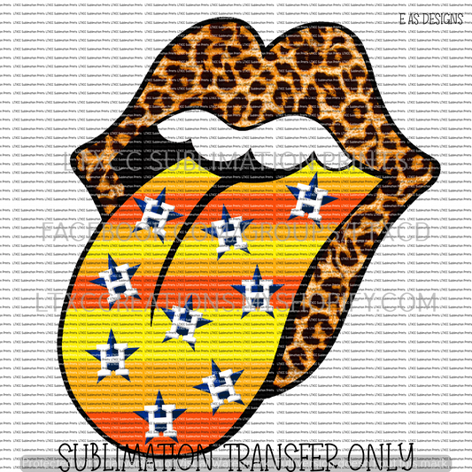 A S T R O S  MOUTH/TONGUE 1 -  SUBLIMATION PRINT TRANSFER