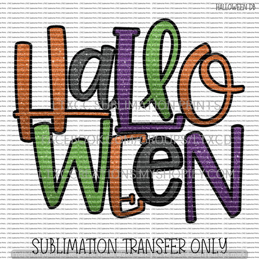 HALLOWEEN - SUBLIMATION PRINT TRANSFER