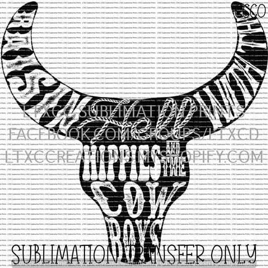 Raisin' Hell with the Hippies and the Cowboys CODY JINKS - SUBLIMATION PRINT TRANSFER