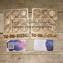 Load image into Gallery viewer, Tic-Tac Toe (Baseball/Softball Version) Game
