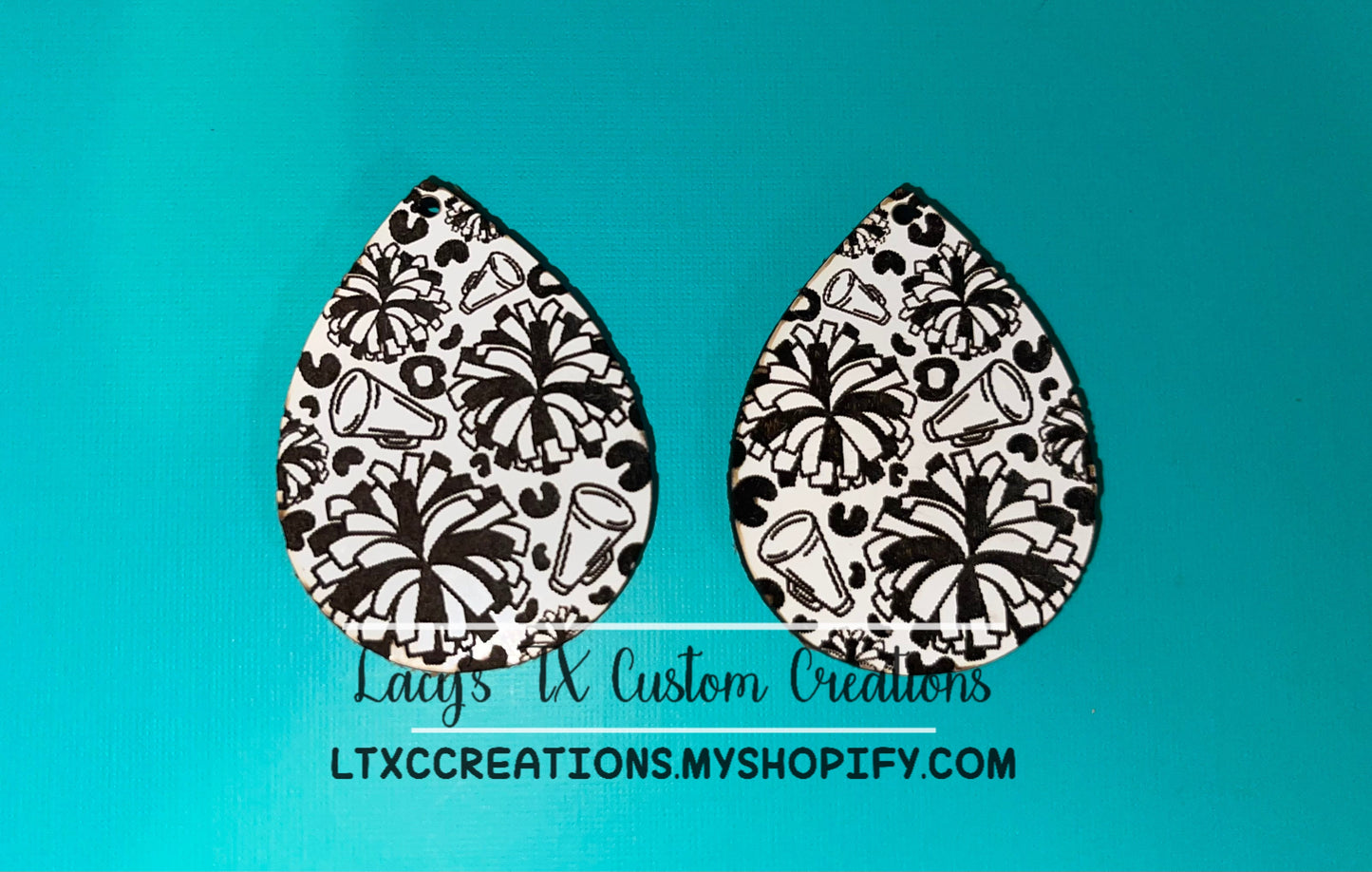 UNFINISHED Teardrop Earrings (NO HARDWARE)