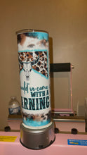 Load image into Gallery viewer, Should’ve Come With a Warning - 20 oz Sublimation Tumbler
