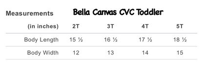 Toddler Bella Canvas 5T
