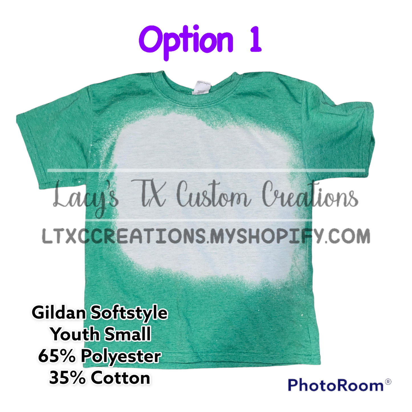 Youth SMALL Gildan Softstyle - OPTION 1