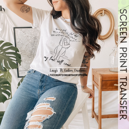SHIRT SALE! YOU pick design, I PICK SHIRT COLOR - SCREEN PRINT SHIRTS!