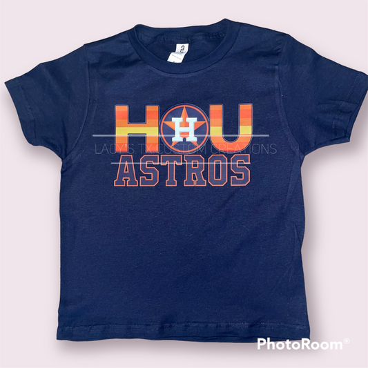 YOUTH A S T R O S - NAVY COLORED SHIRT