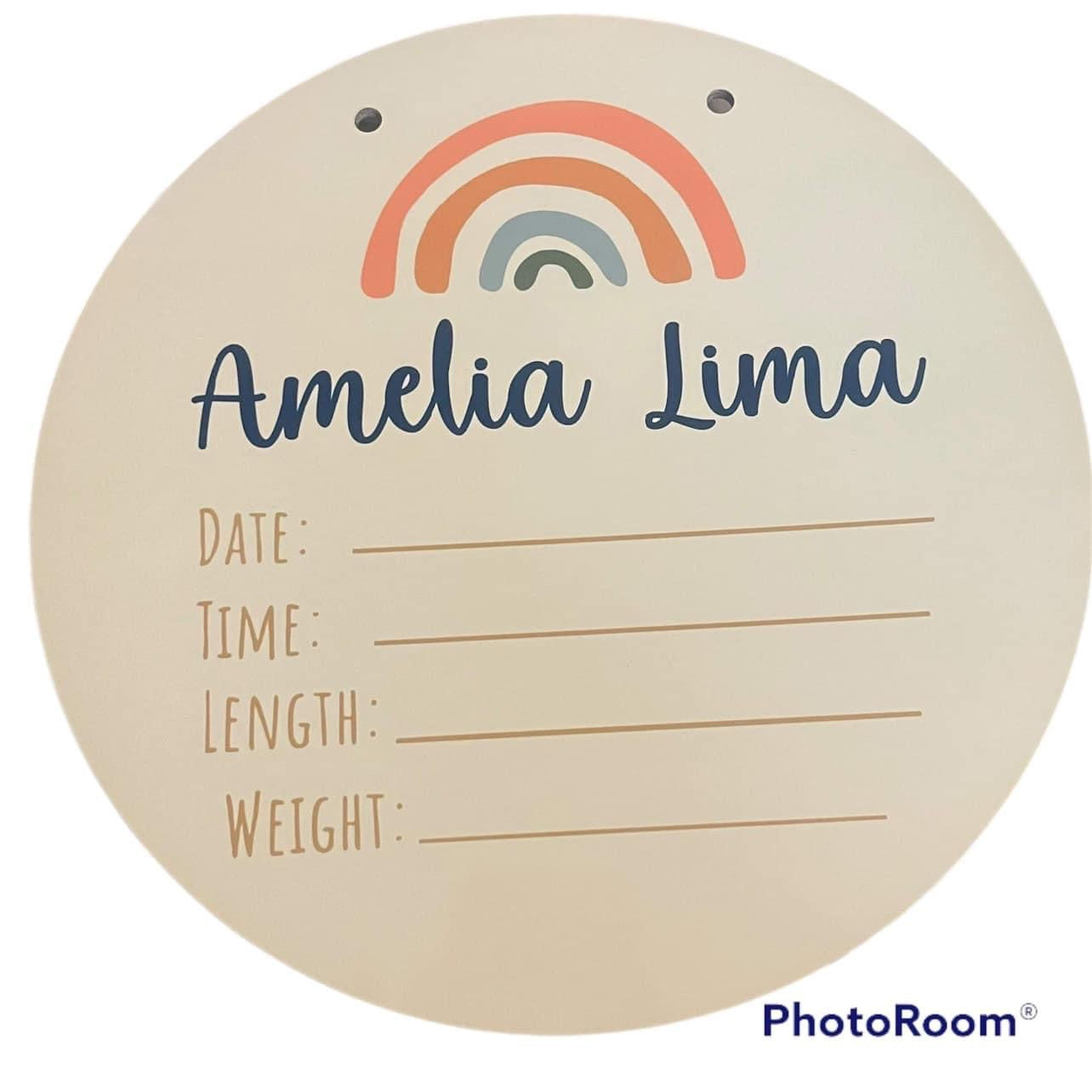 Sublimation 12” Door Hanger BLANK
