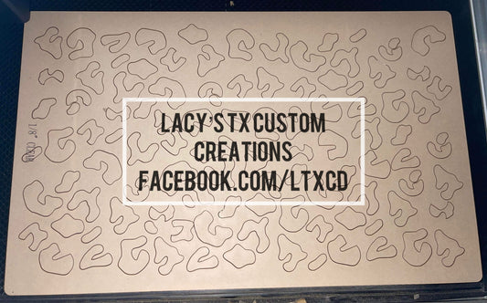 12x19 Leopard Full Acrylic Sheet