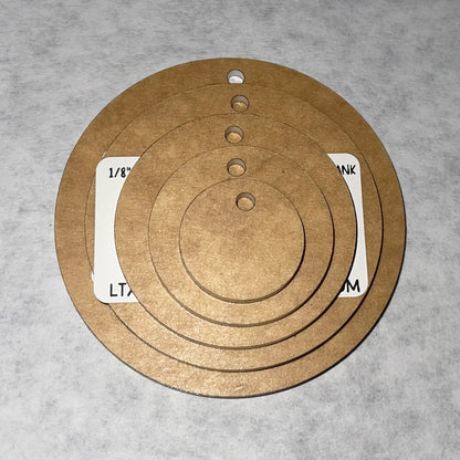 1/8” CIRCLE Sublimation Blank -HARDWARE INCLUDED