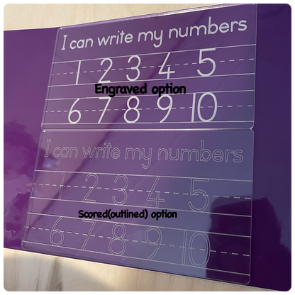 Tracing/Learning Boards
