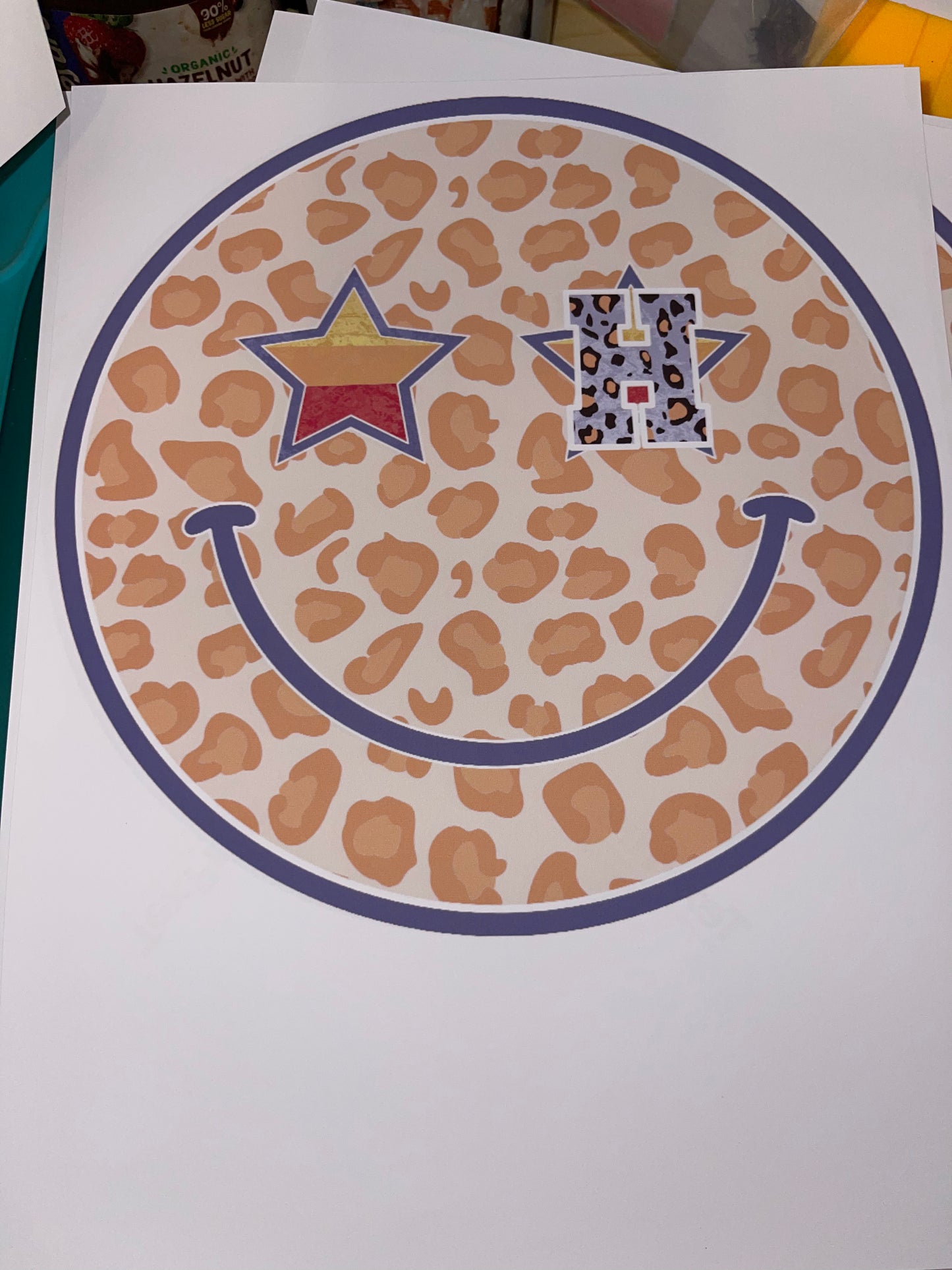 SALE - A S T R O S - SUBLIMATION PRINT TRANSFER