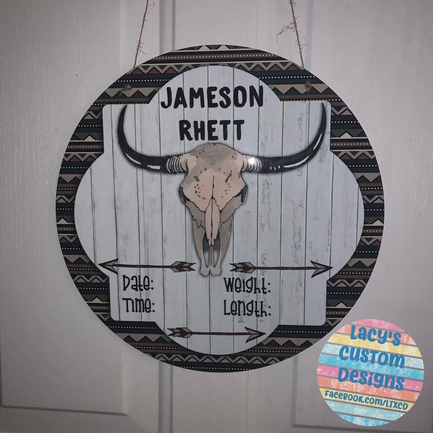 Sublimation 12” Door Hanger BLANK