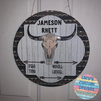 Sublimation 12” Door Hanger BLANK