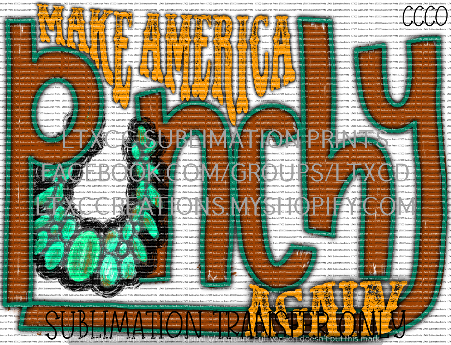 Make America Punchy Again - SUBLIMATION PRINT TRANSFER