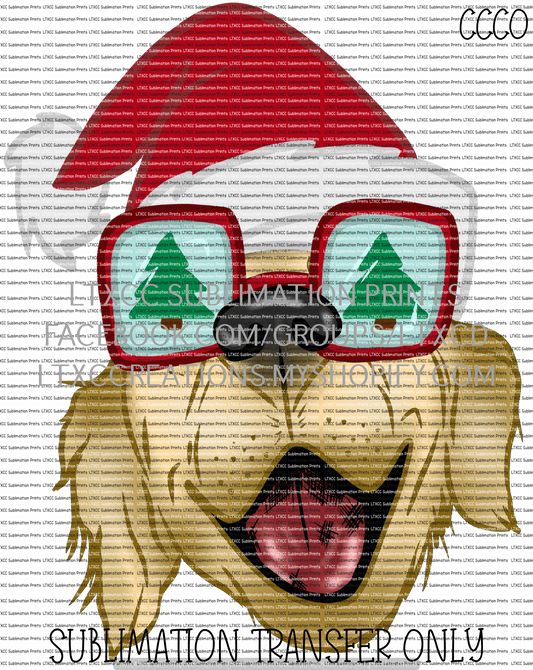 Retriever Christmas - SUBLIMATION PRINT TRANSFER
