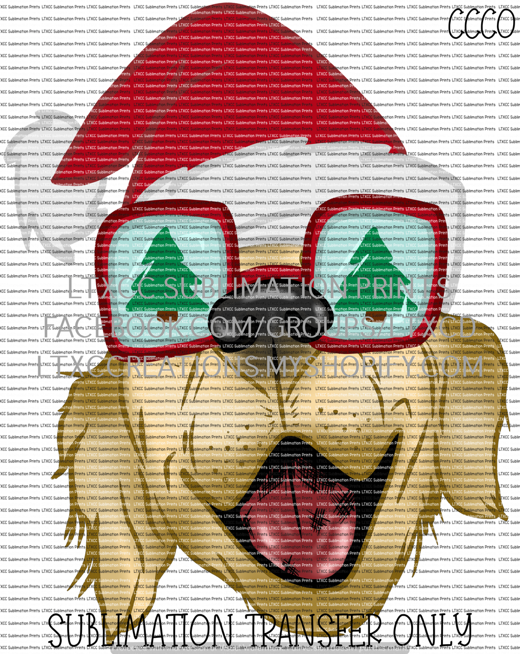 Retriever Christmas - SUBLIMATION PRINT TRANSFER