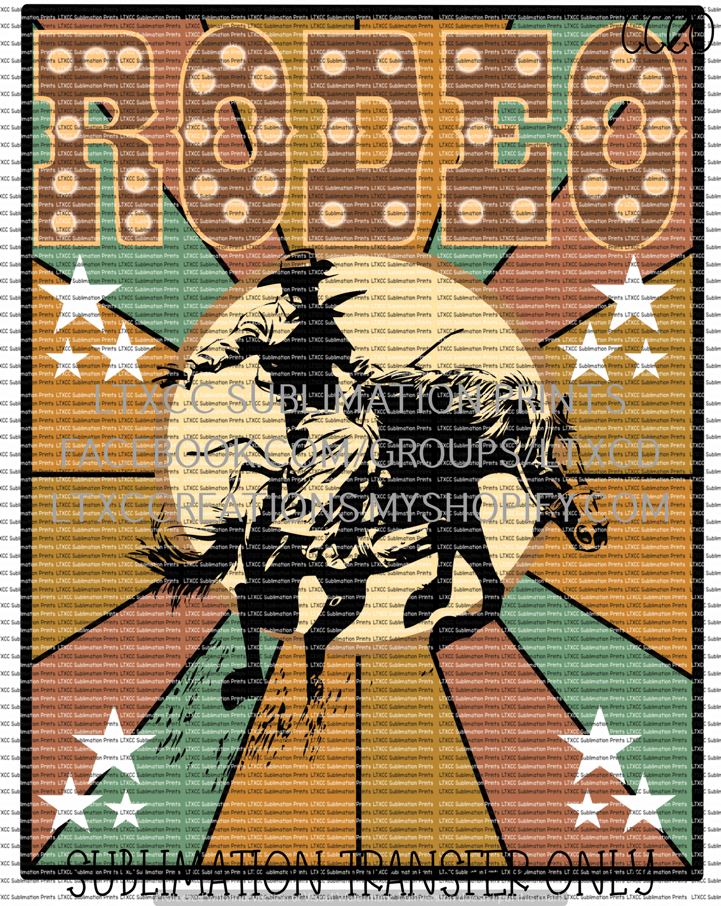 Vintage Rodeo - SUBLIMATION PRINT TRANSFER